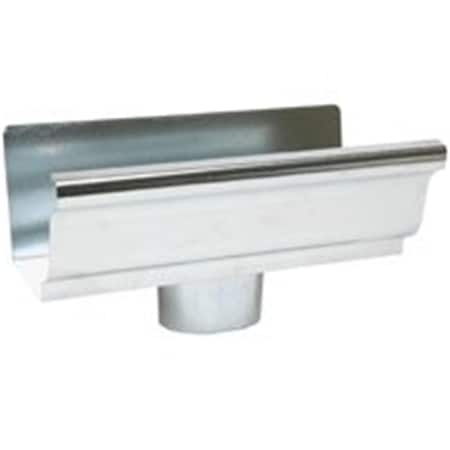 Swivel 29010 K-Style Gutter End Piece & Outlet - Galvanized - 5 In. SW3125298